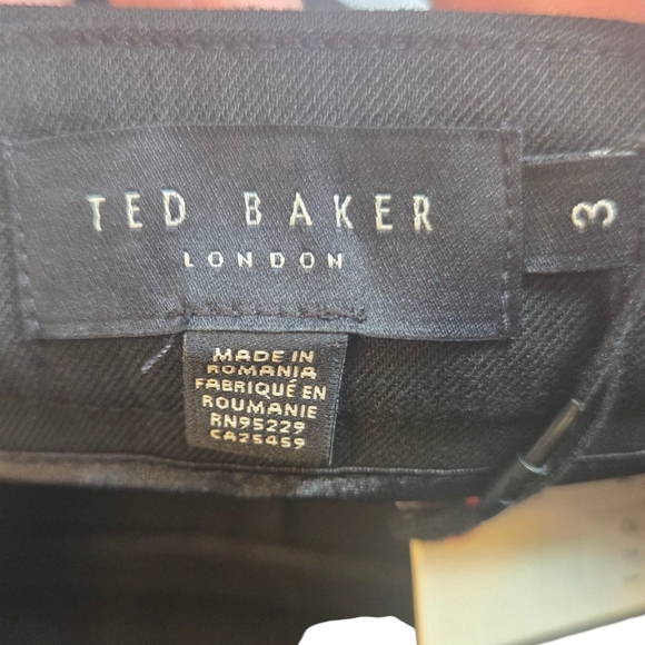 ⭐️NWT - TED BAKER Devana Flat Front Tapered Leg Trousers - Picture 10 of 12